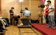 青島電視廣告制作公司的會議照片